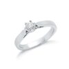 9ct White Gold 0.25ct Diamond Engagement Ring  GDR0391