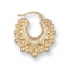 9ct yellow gold creole earrings GER0287