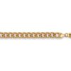 Twenty inch solid curb link 9ct yellow gold chain GCN002220